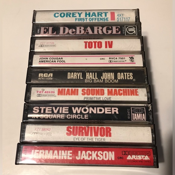 LOT of 9 Vintage 1980s Cassette Tapes Miami Sound Stevie Wonder Jackson DeBarge - Picture 13 of 13